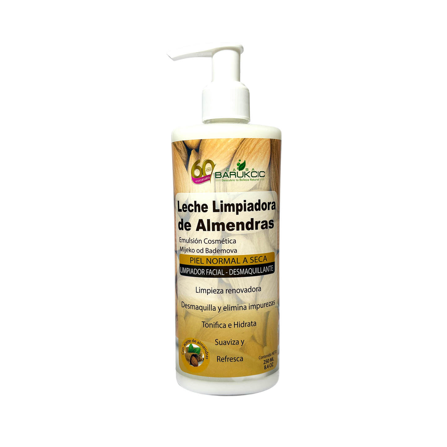 LECHE LIMPIADORA FACIAL DE ALMENDRAS