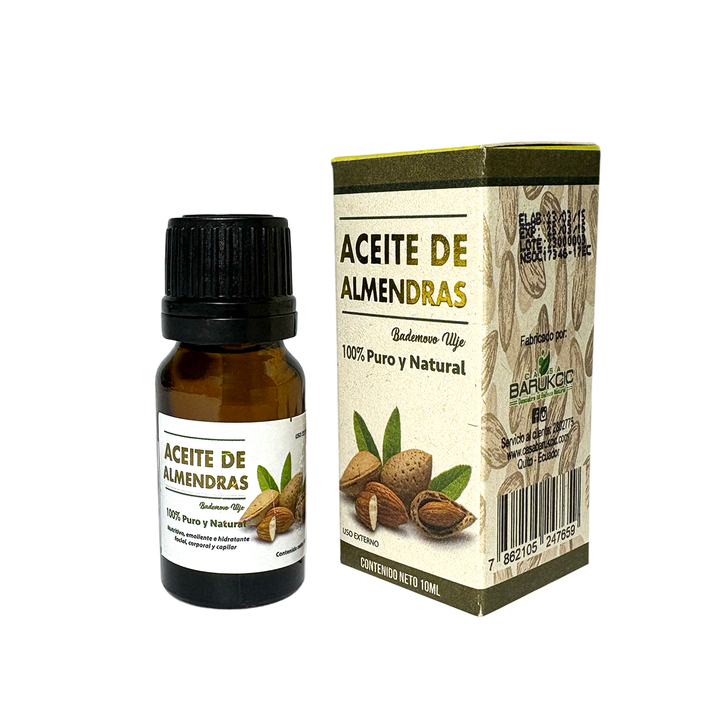 ACEITE PURO DE ALMENDRAS