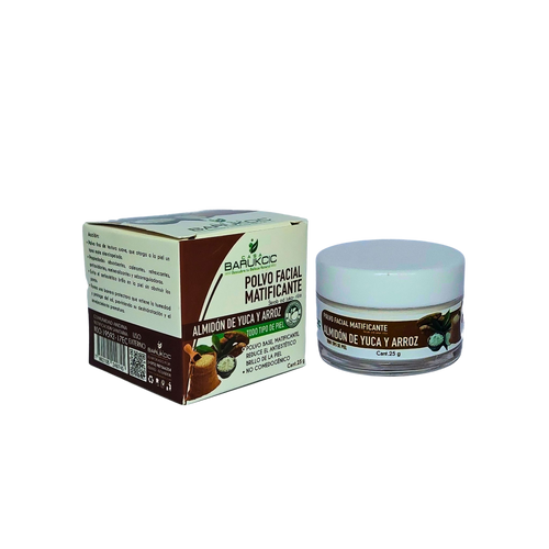 POLVO FACIAL MATIFICANTE DE YUCA Y ARROZ