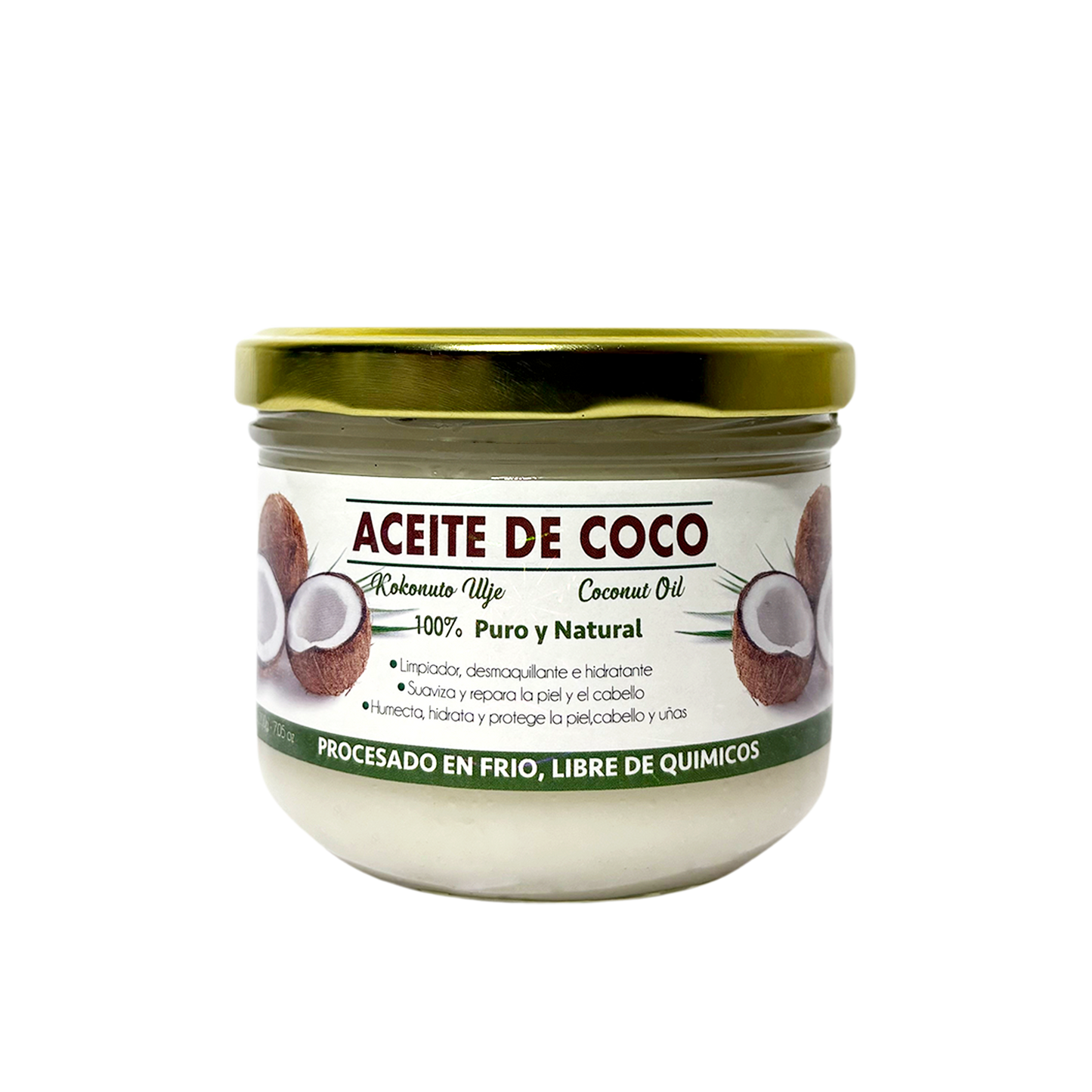 ACEITE PURO DE COCO (200 G)