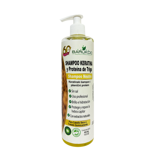 SHAMPO NEUTRO  DE KERATINA Y PROTEINA DE TRIGO